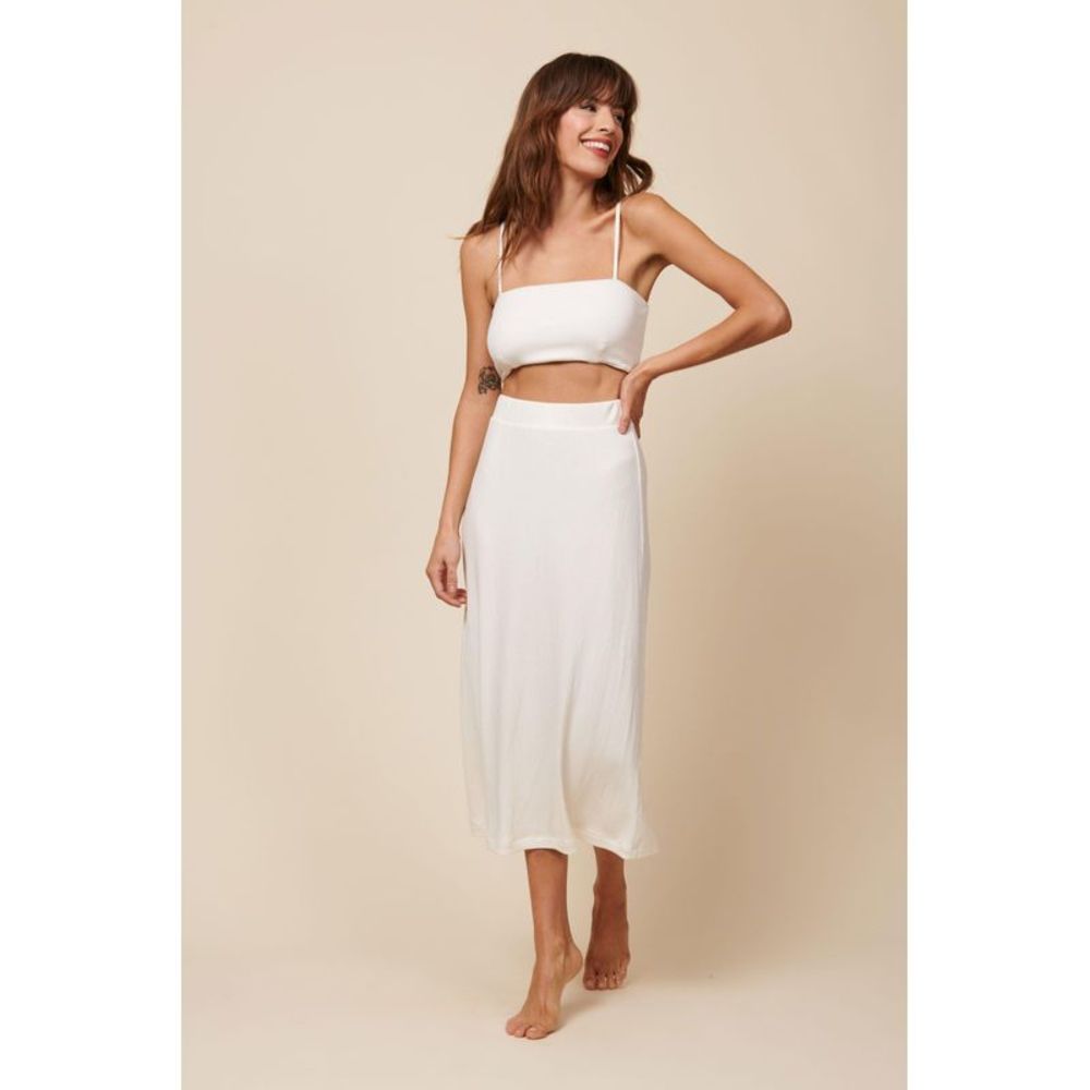 Whimsy + Row Women's Finn Skirt White Size Medium